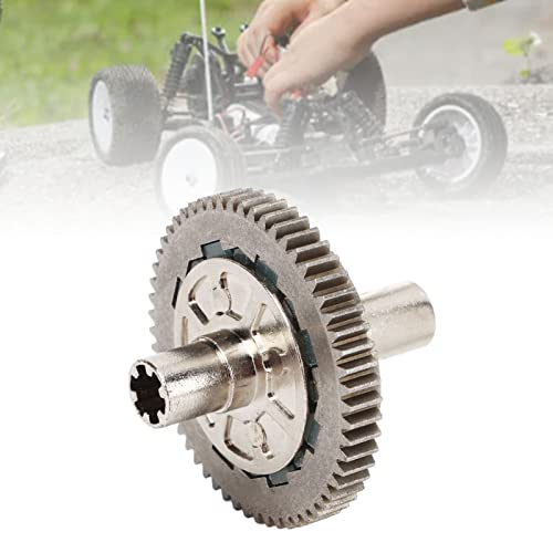 57 Tooth 0.8 Mod Slipper Set Metal Steel Slipper Clutch Spur Gear Compatible with Arrma 1/10 Granite and 1/8 RC Cars for Smooth Drivetrain Upgrades Silver
