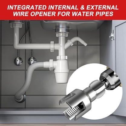Integrated Internal & External Pipe Threading Tool (1" Dies) - size: 1"