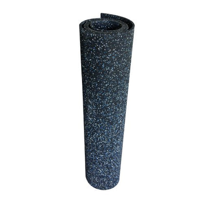 Rubber-Cal Elephant Bark Flooring 3/8-inch T x 4-feet - color: Blue Steel, size: 60"L x 48"W x 0.4"Th
