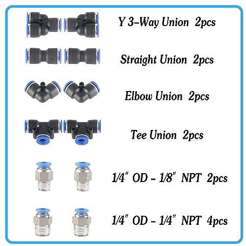 Blue PU Pneumatic Tubing Air Hose, 1/4" OD x 1/6" ID, 12m/39.4ft - color: Blue, size: 1/4in x 12M