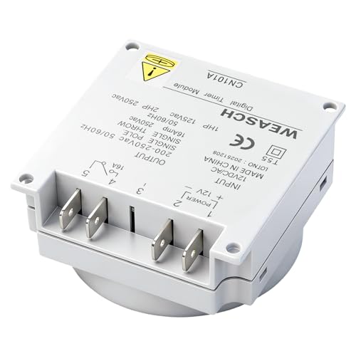 Timer Switch, DC/AC 12V 16Amp, Programmable Timer Time Relay Switch - size: AC/DC 12V