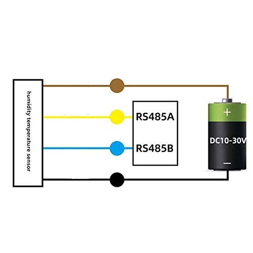 Taidacent Temperature and Humidity Transmitter Sensor RS485 Modbus RTU 4-20mA 0-10V 0-5V Analog Air Mositure Probe Monitor Wall Mounted Industrial Agricultural Greenhouse (0-10V) - style: 0-10V