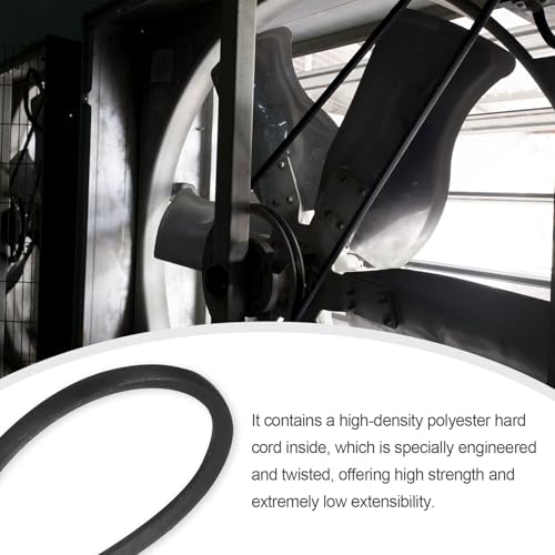 uxcell 3V425 Rubber V Belt 42.5" Length x 0.38" Width x 0.31" Thick, Industrial Power Transmission Belt - size: 3V425