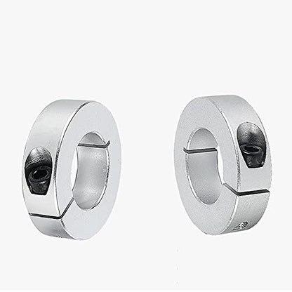 Anti-Collision Block Stopper, Positioning Block, Anti-Dropping for Linear Motion Rod Shaft Guide 16mm, Fixed Slider Bearing Block Ring, Silver, 2Pcs - size: For D16mm linear Rod, style: Silver