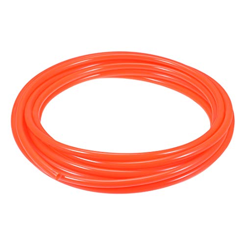 uxcell Pneumatic Air Tubing, 10mm OD x 6.5mm ID 7m (275 Inch) PU Polyurethane Air Compressor Tubing Hose Pipe Orange - color: Orange, size: 7 meter