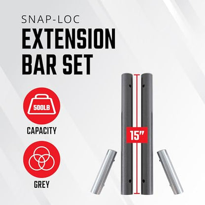 SNAP-LOC, Extension BAR Set for Dolly Heavy Duty Rolling Cart & Appliance Dolly Accessory - style: EXTENSION BAR SET