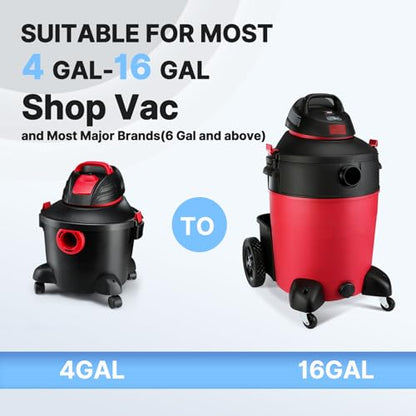 Shop-Vac 1 Pack Cartridge Filter with Upgraded Universal Retainer - style: Upgraded Cover
