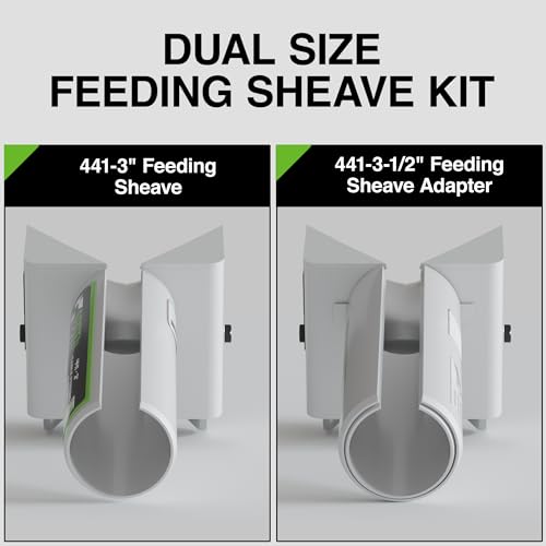 Feeding Sheave Pulley Combo 3" + 3-1/2" for Tugger