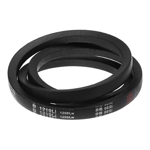 HARFINGTON B-1219 V-Belts Drive Belt 1219mm(48") Inner Girth 17mm Top Width B Section Rubber for Power Transmission - size: 1219mm