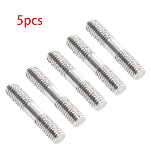 5Pcs Double Ended Stud Screws, Stainless Steel Threaded Studs for Strong Connections(M8x40mm) - size: M8x40mm
