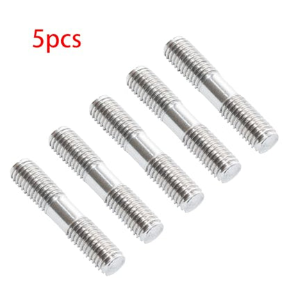 5Pcs Double Ended Stud Screws, Stainless Steel Threaded Studs for Strong Connections(M8x40mm) - size: M8x40mm
