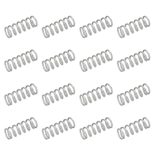 uxcell 50Pcs 304 Stainless Steel Compression Springs,0.8mmWD, 6mm ODx15mm L - size: 6mmx15mm