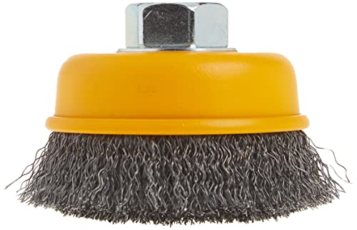 DEWALT Wire Cup Brush, Crimped, 3-Inch (DW4920) (Pack of 5) - size: One Size (Pack of 5)