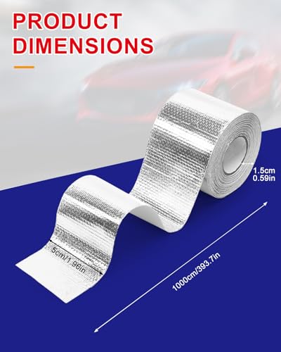 2 Pack Aluminum Foil Tape, Heat Resistant Tape, Heat Resistant Tape - color: Silver Aluminum Foil Tapes *2