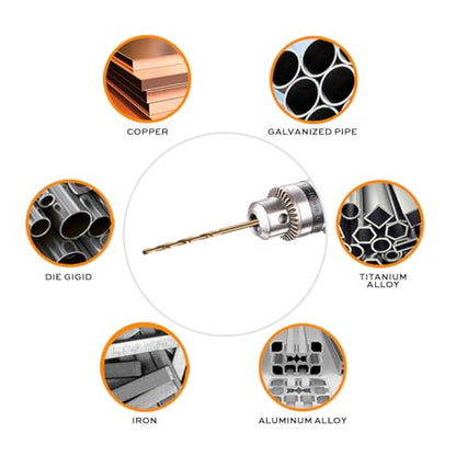 Narwhal 7/16 Inch Cobalt Drill Bits (3 Pack - Industrial Grade M35 Cobalt) 5-1/2" Length & 135 Degree Split Point for Drilling Into Metal, Hardened & Stainless Steel, Cast Iron, & More! - size: 7/16 in