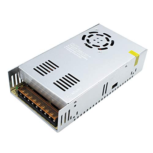 inShareplus 12V 33A 400W, DC Universal Regulated Switching Power Supply, Converter AC 100-240V to DC 12 Volt LED Driver, Transformer, Adapter for LED Strip Light, 3D Printer, Radio, Computer Project - style: 12V 400W