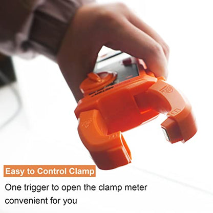 Clamp Meter Auto-Ranging Multimeter AC Current 600 A, AC/DC Voltage