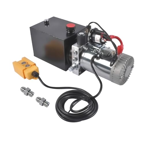 4 Quart Single Acting Power Unit, 0.91 GPM Flow, 3200 PSI - color: Single Acting, size: 4 Quart