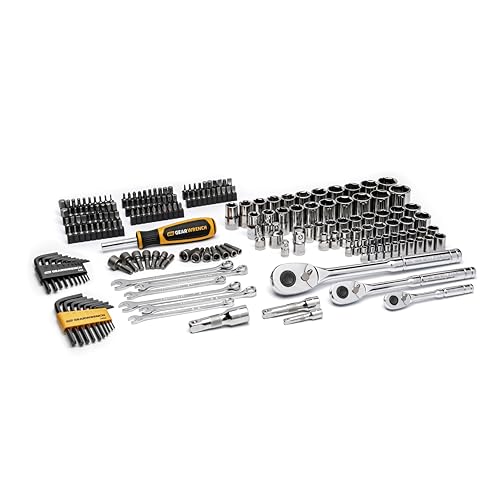 GEARWRENCH 202 Piece 72T 6 Point SAE/mm Mechanics Tool Set | GW72MLCBMTS - style: 202 Piece
