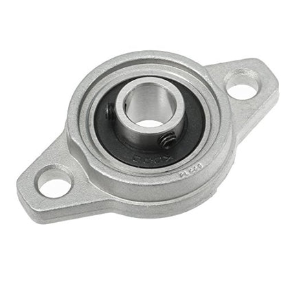uxcell 2pcs KFL000 10mm Zinc Alloy Self Aligning Pillow Block Flange Bearing - size: 10mm