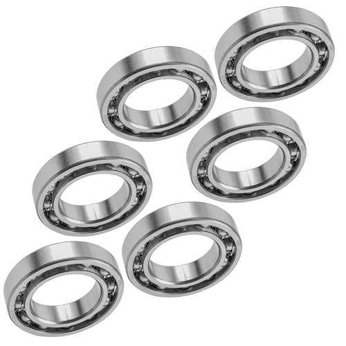 Caltric 61905 Deep Groove Open Type/No Seals Ball Bearing 25x42x9 mm/Qty 6