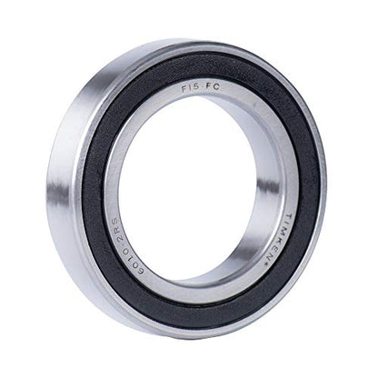TIMKEN 6010-2RS 1 Pcs Double Rubber Seal Bearings 50x80x16mm, Pre-Lubricated and Stable Performance and Cost Effective, Deep Groove Ball Bearings.