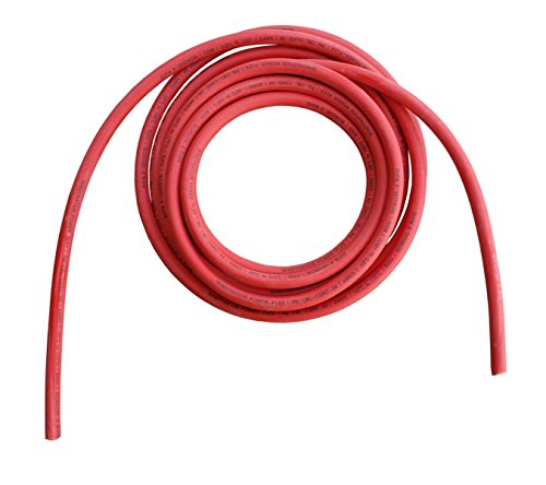 8 Gauge 8 AWG 5 Feet Red Welding Battery Pure Copper Flexible Cable Wire - Car, Inverter, RV, Solar by WindyNation - color: Red, size: 5 ft