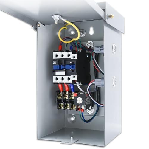 10 Hp 1-Phase Magnetic Motor Starter, 220-240 Volt 20-32 Amp - style: Single-phase 32A