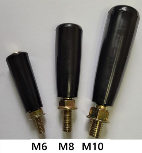 M6 Revolving Handle Double Nut - Clamps Any Flat Bracket, No Tapped Hole - size: M6 X 60mm Double Nut