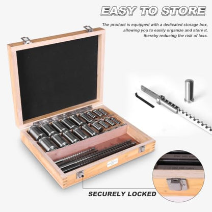 Generic Keyway Broach Kit 30Pcs Forged HSS Metalworking Set