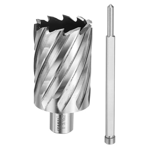 HARFINGTON Annular Cutter 1-3/4" Cutting Diameter Shank 3/4" with 2" Depth of Locating Pin M2 High-Speed Steel Drill Bit Annular Cutter for Standard Magnetic Drills Machine Tools Mills - size: 1-3/4 inch * 2 inch