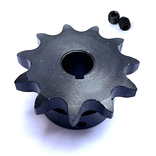#40 Roller Chain Sprocket B Type 1/2" Bore Rust Prevention Hardened 11 Tooth - size: 1/2" Bore 11 Tooth, style: Apply #40 Roller Chain