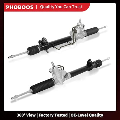 PHOBOOS Hydraulic Power Steering Rack and Pinion Fit for Toyota Tacoma - size: 26-2647