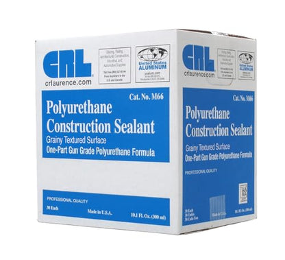 CRL M66 Black Polyurethane Construction Sealant