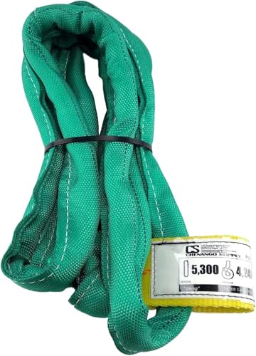 Chenango Supply VR2 4ft Green Endless Round Polyester Rigging Sling - size: 4 ft