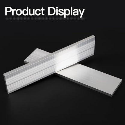 3/8" (10mm) X 3"(75mm) Square Aluminum Flat Bar 12" Long, 2 Pieces 6061 General Purpose Plate T6511 Solid New Mill - size: 3/8x3x12inch