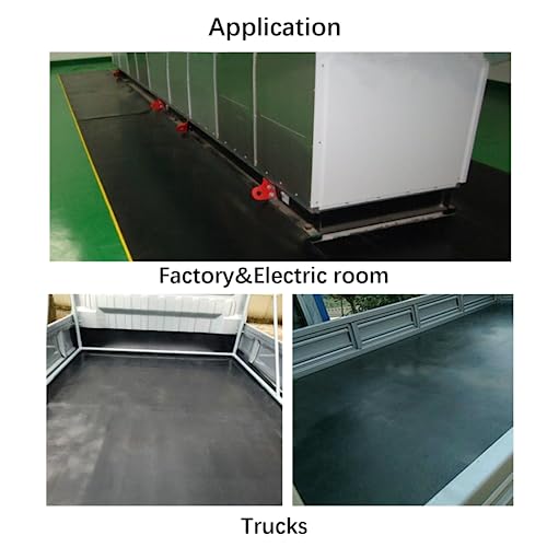 Solid Rubber Sheet Pad 1/8 (.125)" Thick X 12" Wide X 12" Long - size: 12"X12"X1/8, style: No Adhesive