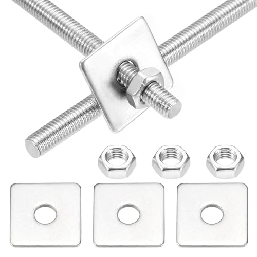 MECCANIXITY 2Set M5x150mm Fully Threaded Rod Threaded Rods Bar Studs - size: M5x150mm