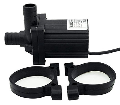 AUBIG DC40A-1245 DC 12V 1.2A 14.4W Brushless Magnetic Drive Centrifugal Submersible Oil Water Mini Pump 620L/H 4.5M/14.7ft - color: Max Flow Rate: 620l/H