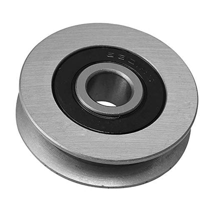 U Groove Ball Bearing Pulley | 12mm Bore | 50mm OD | 13mm Thickness