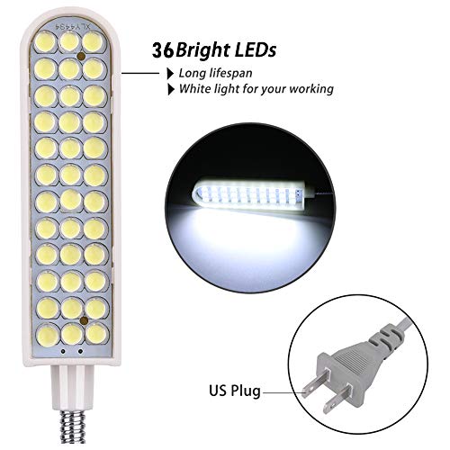 Sewing Machine Light (36LEDs) Gooseneck Work Light