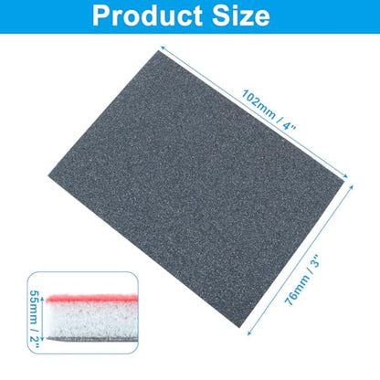 320 Grit Sanding Sponge, 4" x 3", 20Pcs - style: 320 Grit