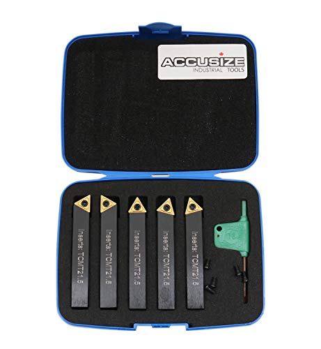 Accusize Indexable Turning Tool, 3/8 in, 2380-5062 - size: 3/8 inch