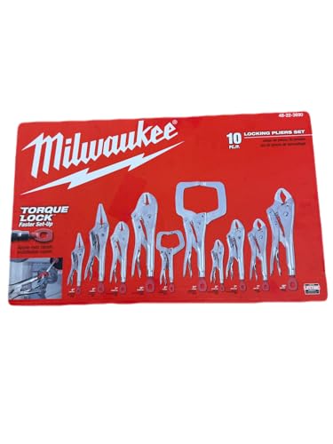 Milwaukee (MLW48223690) 10 Pc. Locking Plier Auto Kit