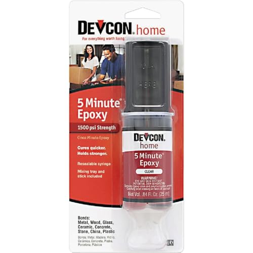 Devcon 20845 High Strength 5-Minute Epoxy, 0.84 oz.