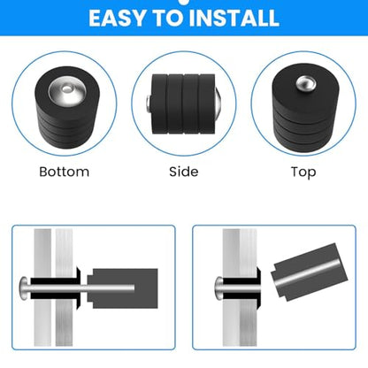 SDTC Tech Stainless Steel Blind Rivets 3/16" x 3/8" (6-4) Open End Type Pop Rivet Grip Range 3/16-1/4 inch (50 pack) - size: 6-4 50pack