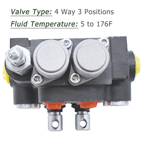 2 Spool 13GPM Hydraulic Directional Control Valve, 3600PSI SAE Ports
