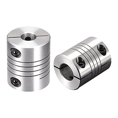 uxcell 2PCS Motor Shaft 10mm to 12mm Helical Beam Coupler Coupling 25mm Dia 30mm Length - size: 10mm to 12mm