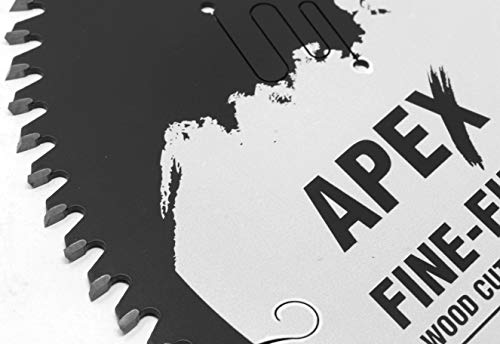 WEN BL1280C Apex 12-Inch 80-Tooth Carbide-Tipped Fine-Finish Industrial-Grade Woodworking Saw Blade with Cool-Cut Coating - style: Premium