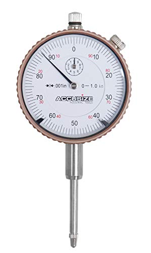 Accusize AGD 2 Dial Indicator, 0-1in x 0.001in, P900-S102 - size: 0-1" x 0.001"